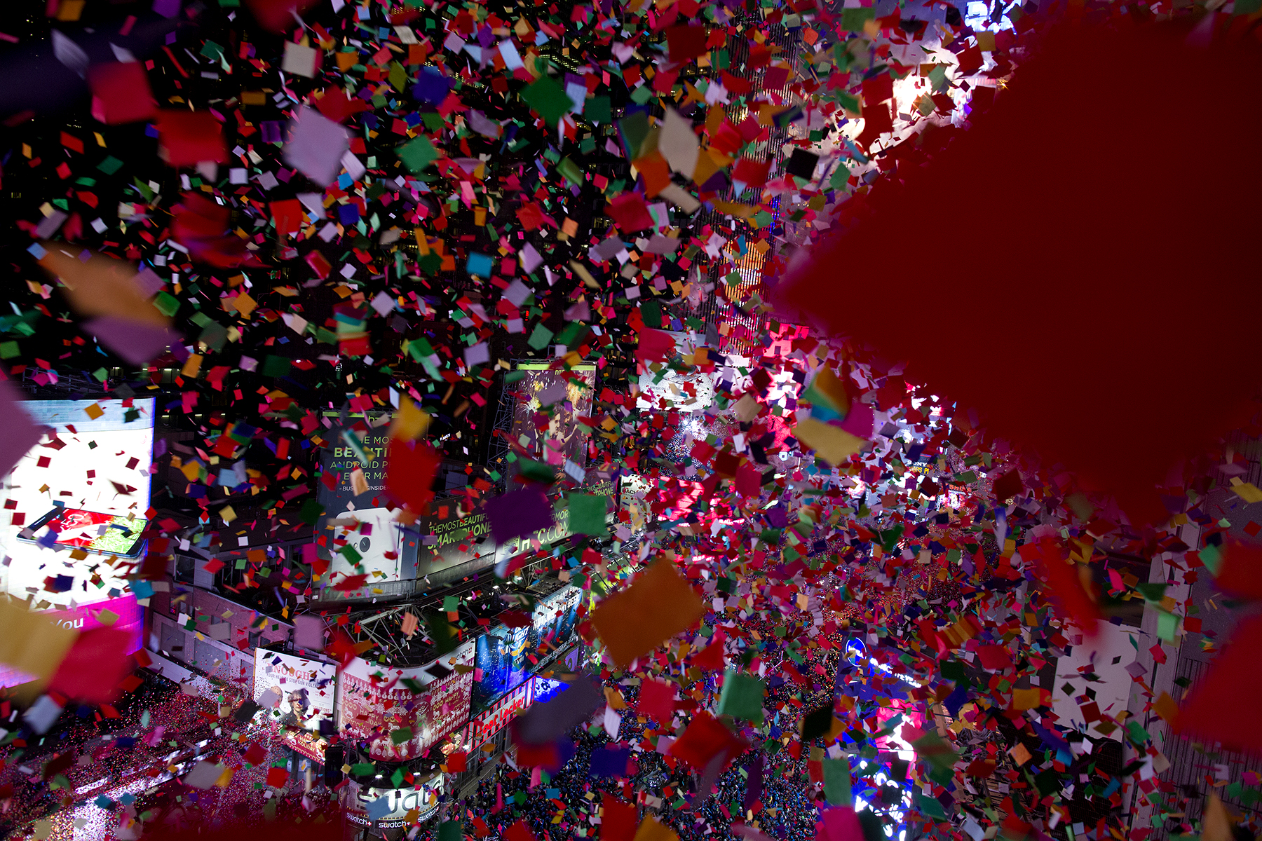  New Year celebration, Times Square, 2014 