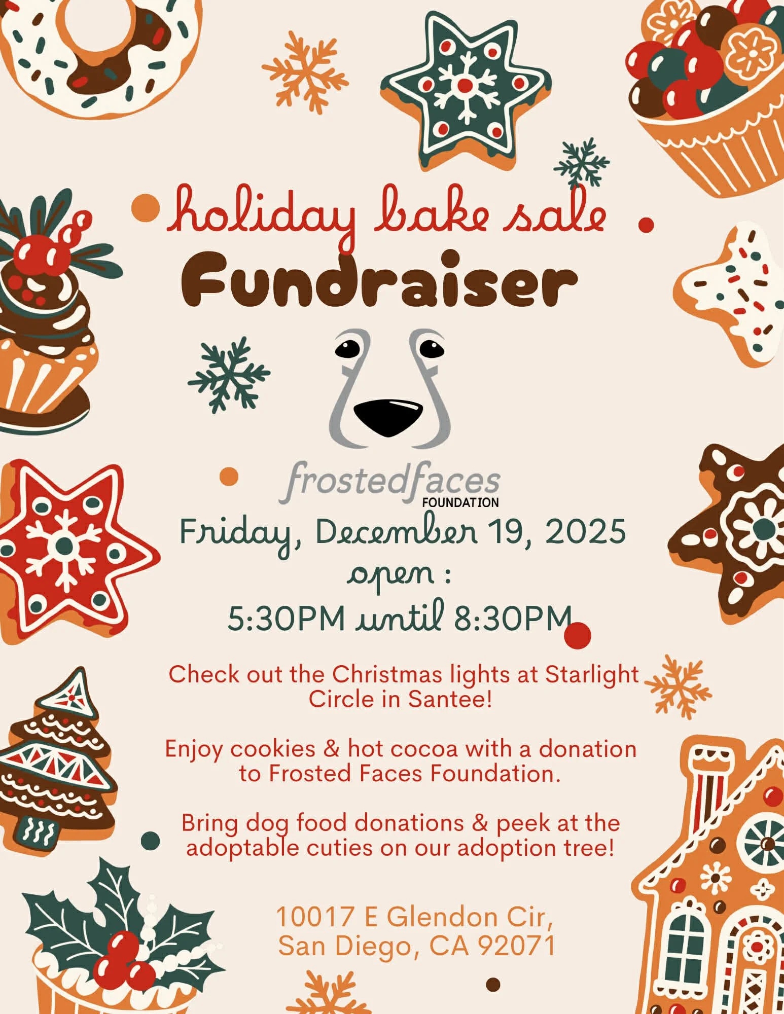 Bake Sale &amp; Cocoa Fundraiser in Santee