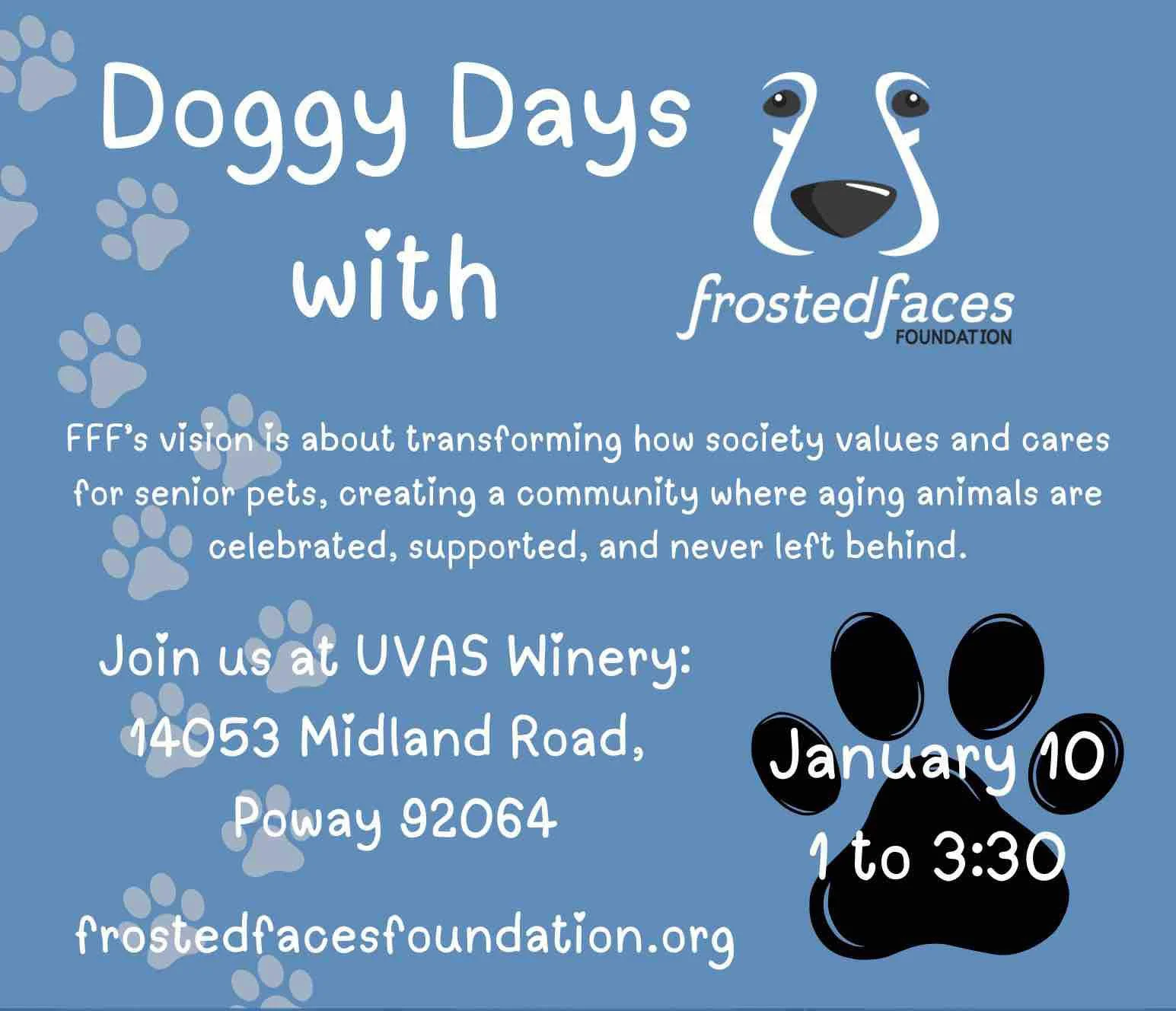 Frosted Faces at UVAS Winery