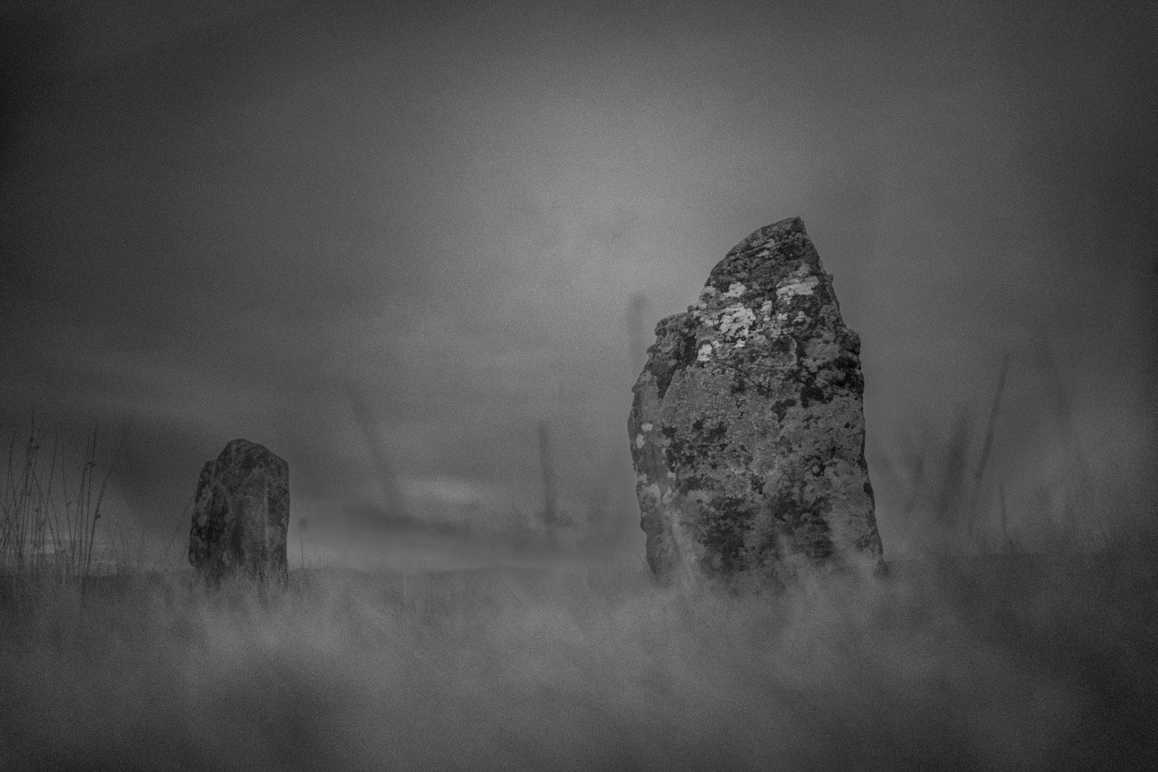 Standing stones, Isle of Mull, Infrared