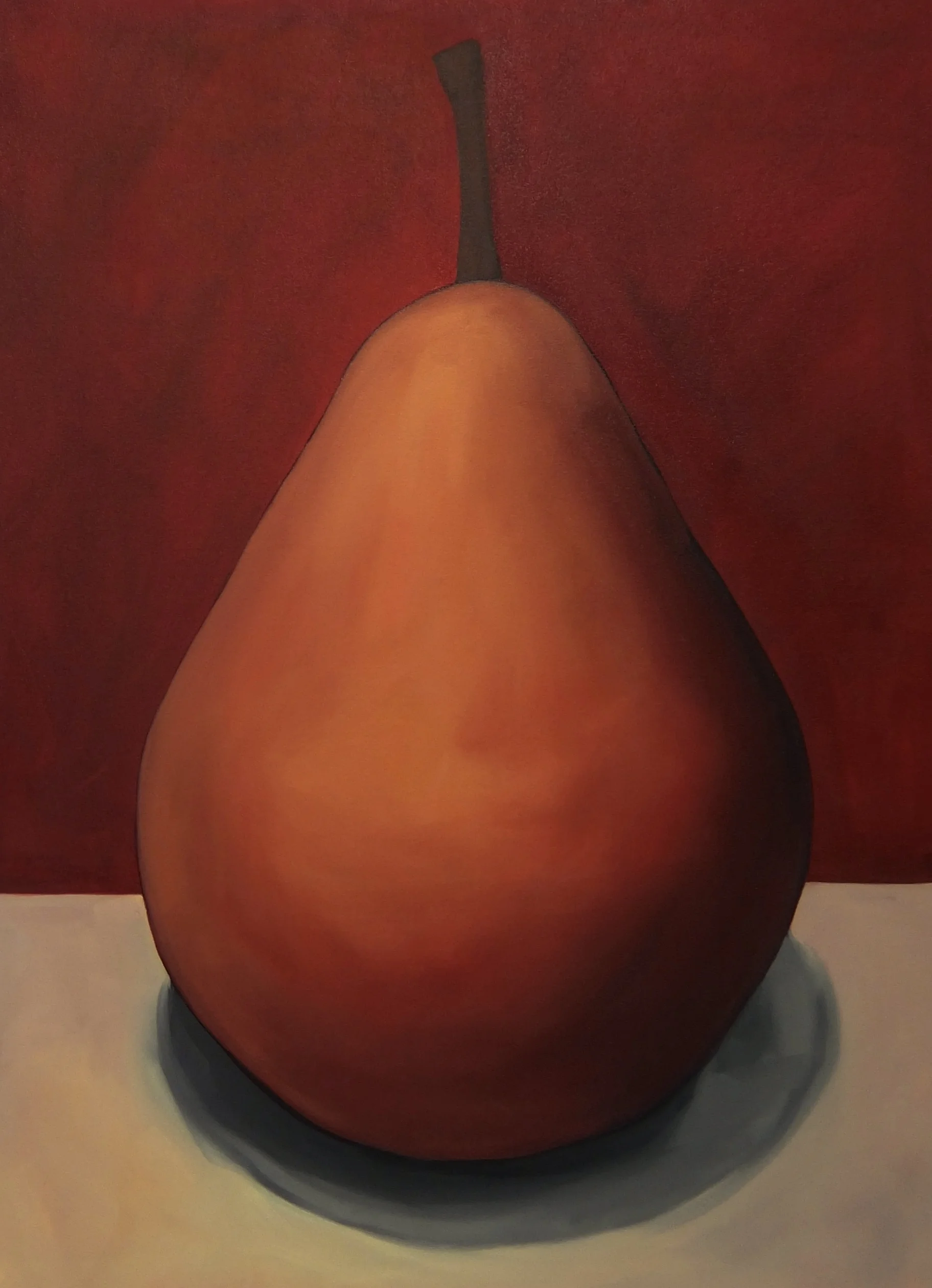 Single Pear - Burnt Sienna