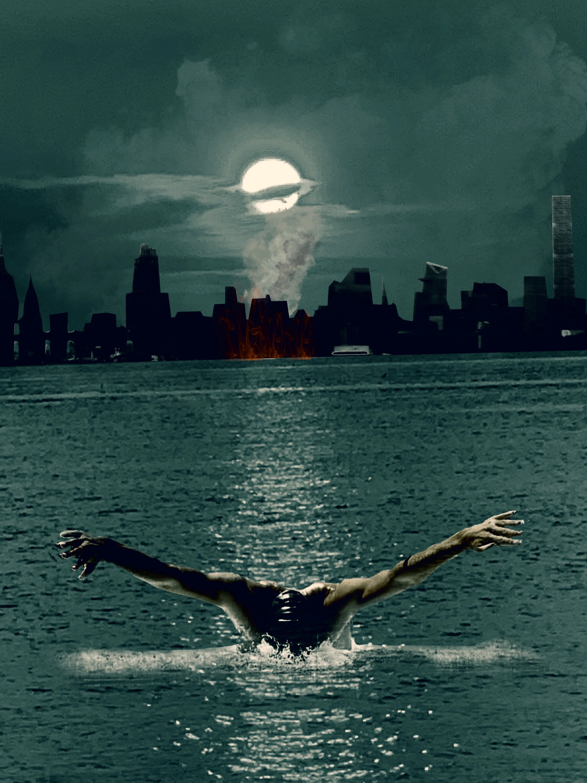 swimAwaySngleSwimmerTealGreenSmoke.jpg