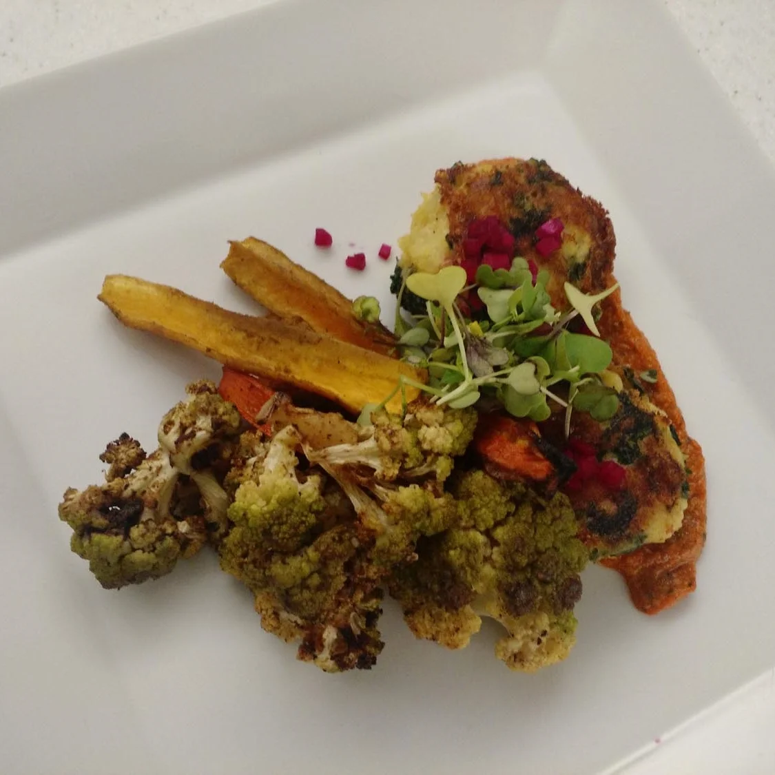 Potato Kale Cake