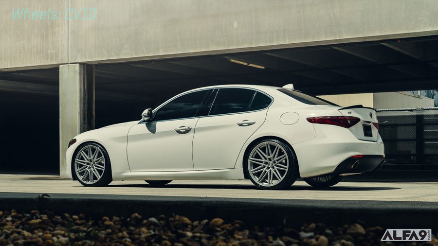 Vossen CV10 wheels on the Alfa Romeo Giulia Q4