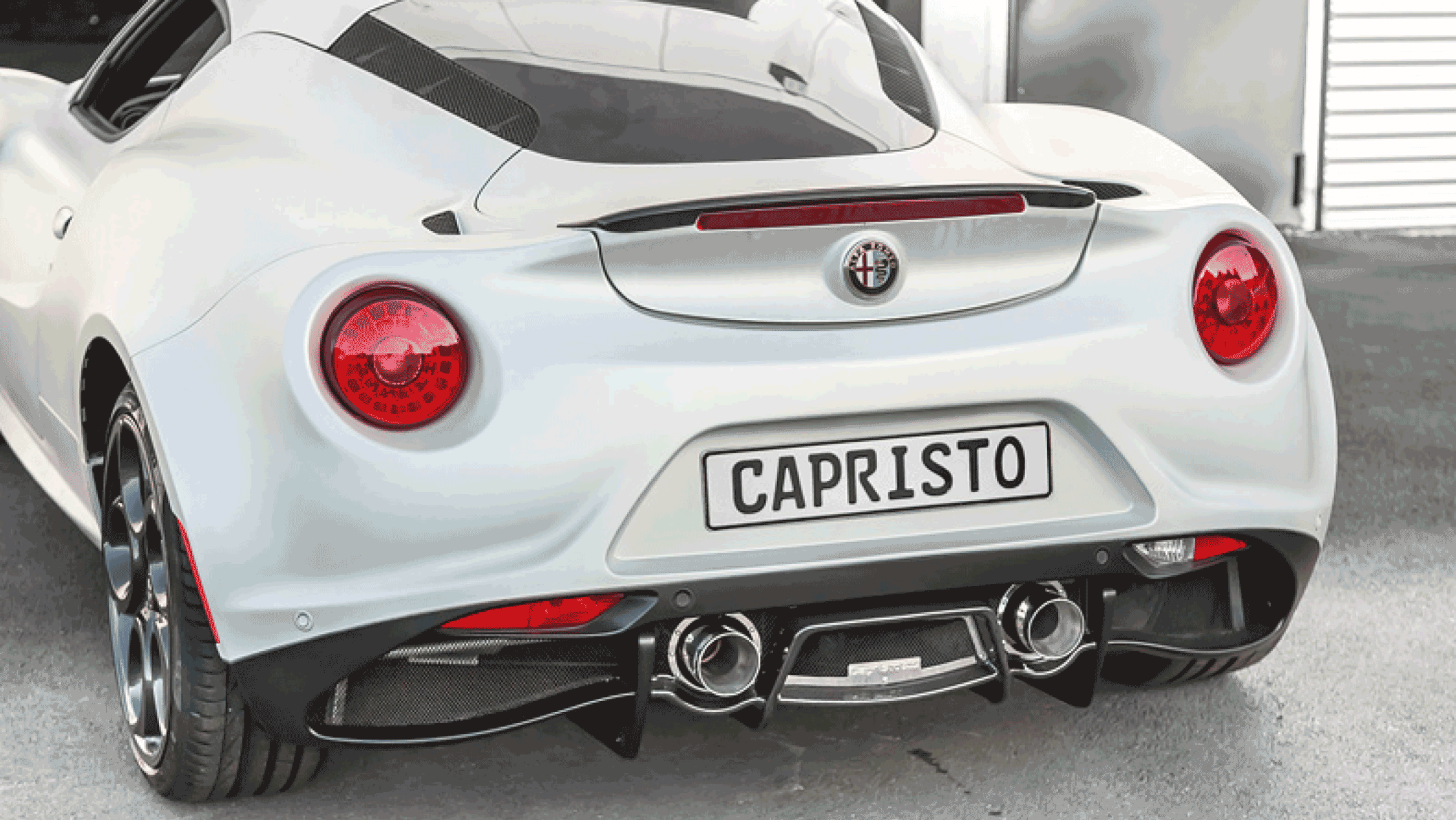 Alfa 4C Exhaust