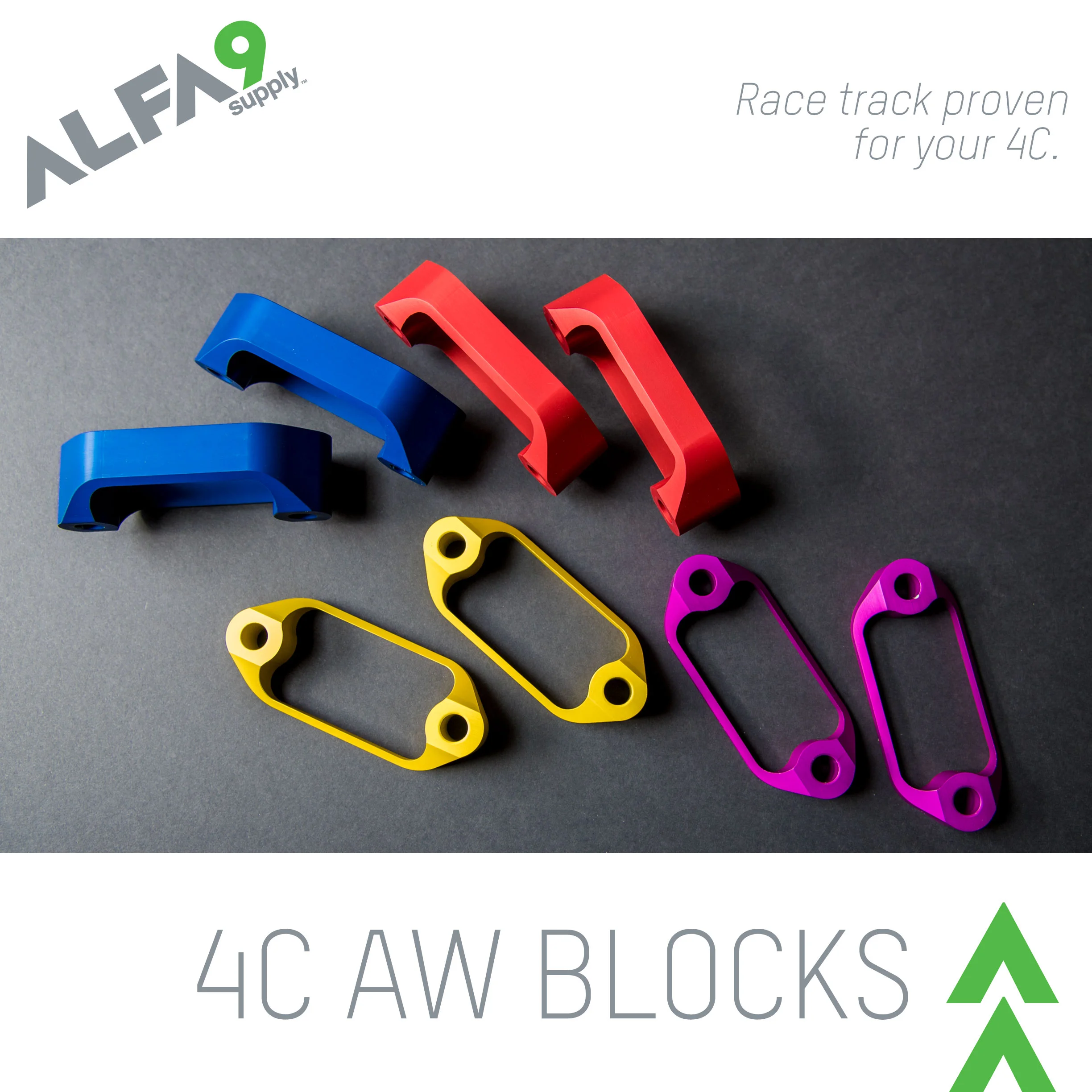 Alfa Romeo 4C Suspension Blocks