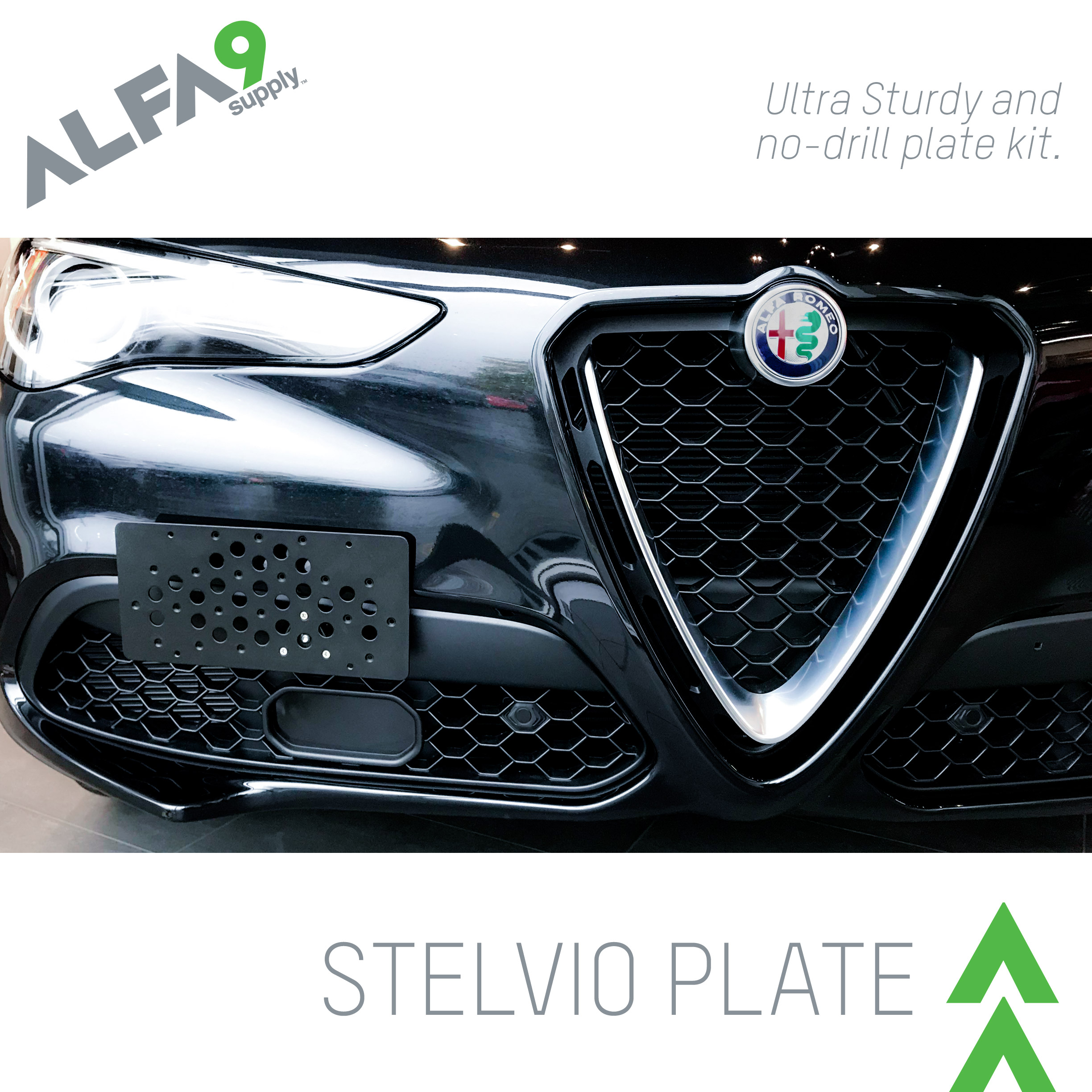 Alfa Romeo Stelvio Plate Mount Kit