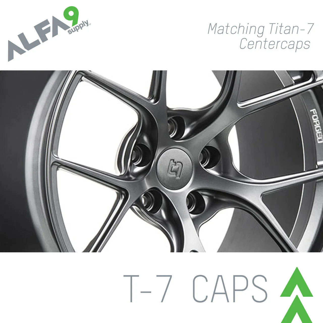 Titan-7 Alfa Romeo 4C Centercaps