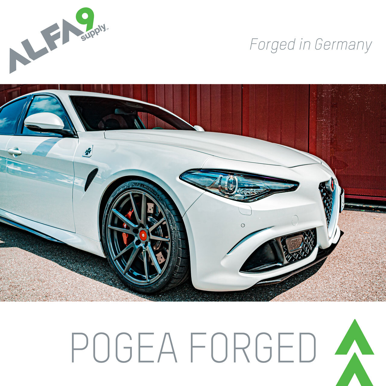 Alfa9 Pogea Forged Giulia Wheels — Alfa9 Supply