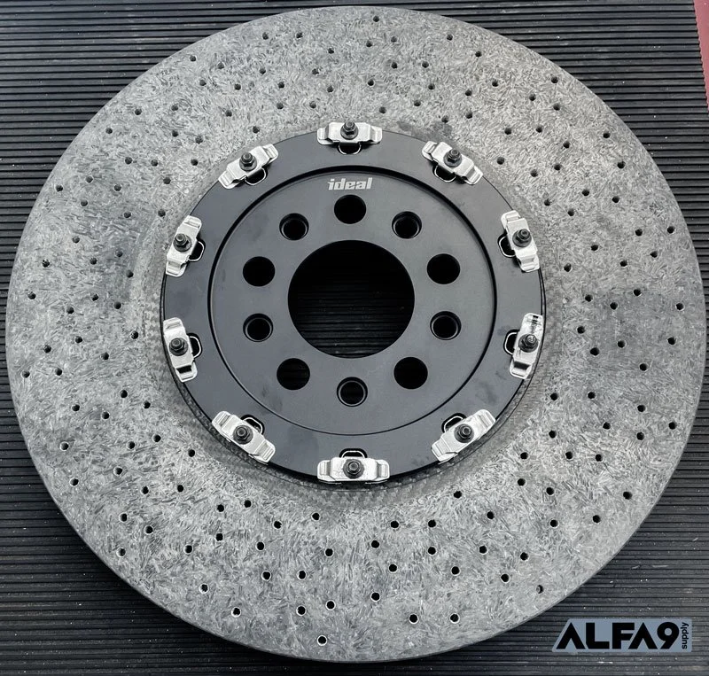 Alfa9 Alfa Romeo CCB brake kits for Stelvio Quadrifoglio and Giulia