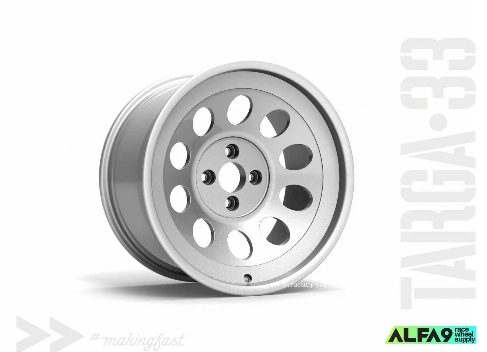 Bringing the history of the italian tipo 33 Wheels to life for the Alfa Romeo GTAm / GTV coupe  〜 Targa 33 〜 design by Alfa9 Supply