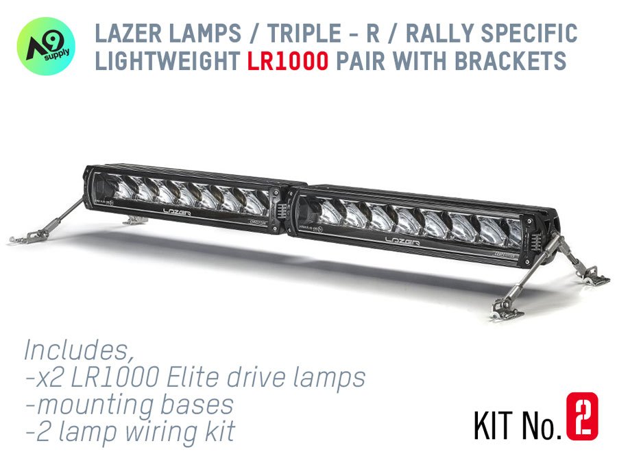 Alfa9 - Laser Lamps / Triple-R Rally light for ARA Rally USA, WRC, EWRC — Supply