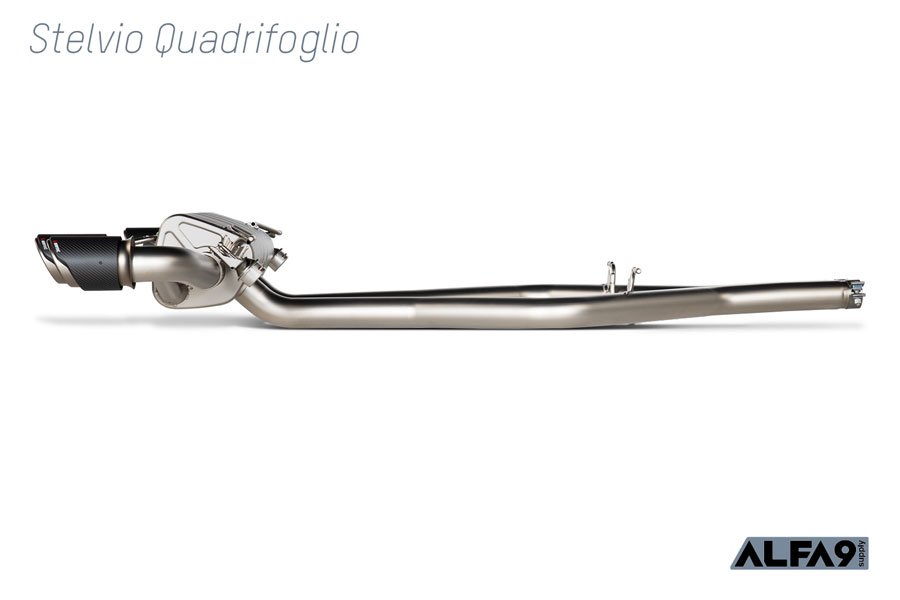 Alfa9 - Akrapovic Stelvio QV Ti exhaust — Alfa9 Supply