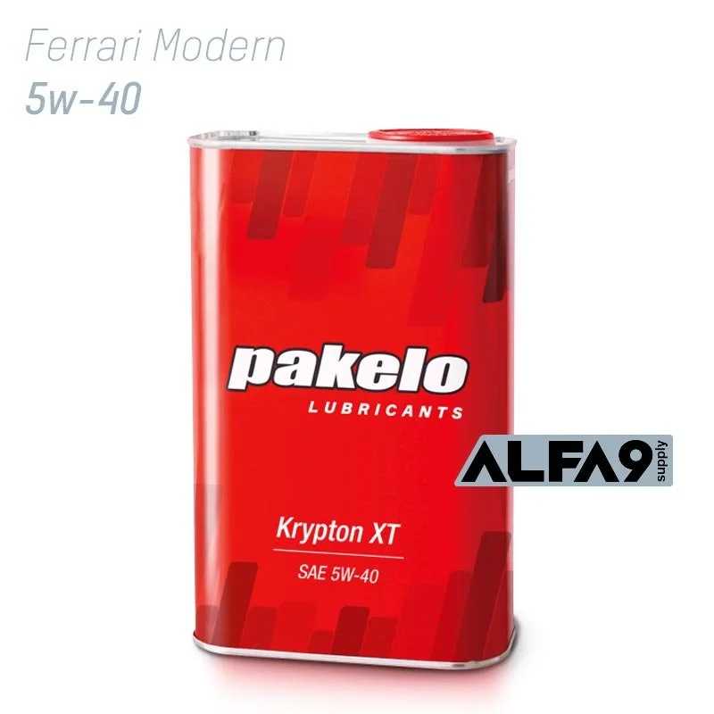 Pakelo Krypton XT 5W-40 engine oil for Ferrari F40 F430 Testarossa