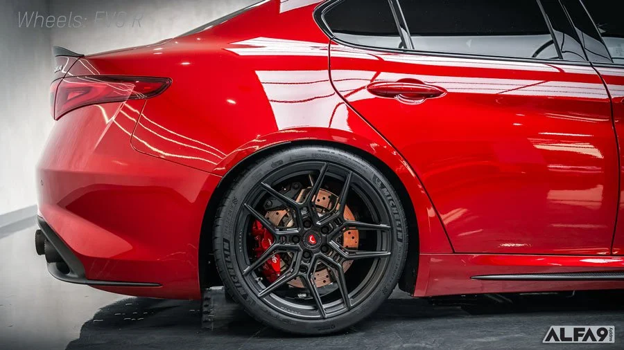Vossen EVO 4R wheels fitted to Alfa Romeo Giulia Quadrifoglio