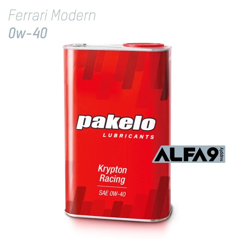 Pakelo Krypton Racing 0W-40 engine oil for Ferrari F355 — Alfa9Supply