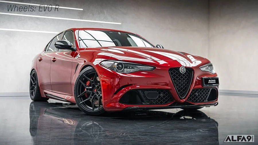 Vossen EVO 4R wheels fitted to Alfa Romeo Giulia Quadrifoglio
