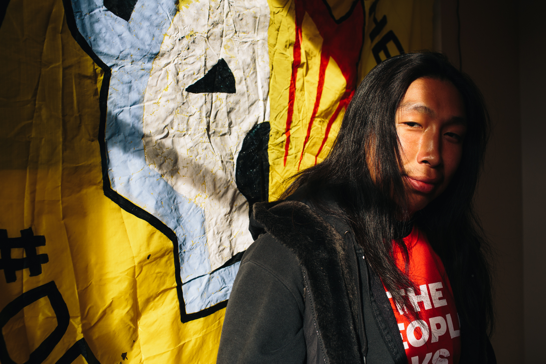 Ryan Joe, 26, a Yupik college student from Anchorage, is involved in planning a rally during President Obama's Alaska visit.