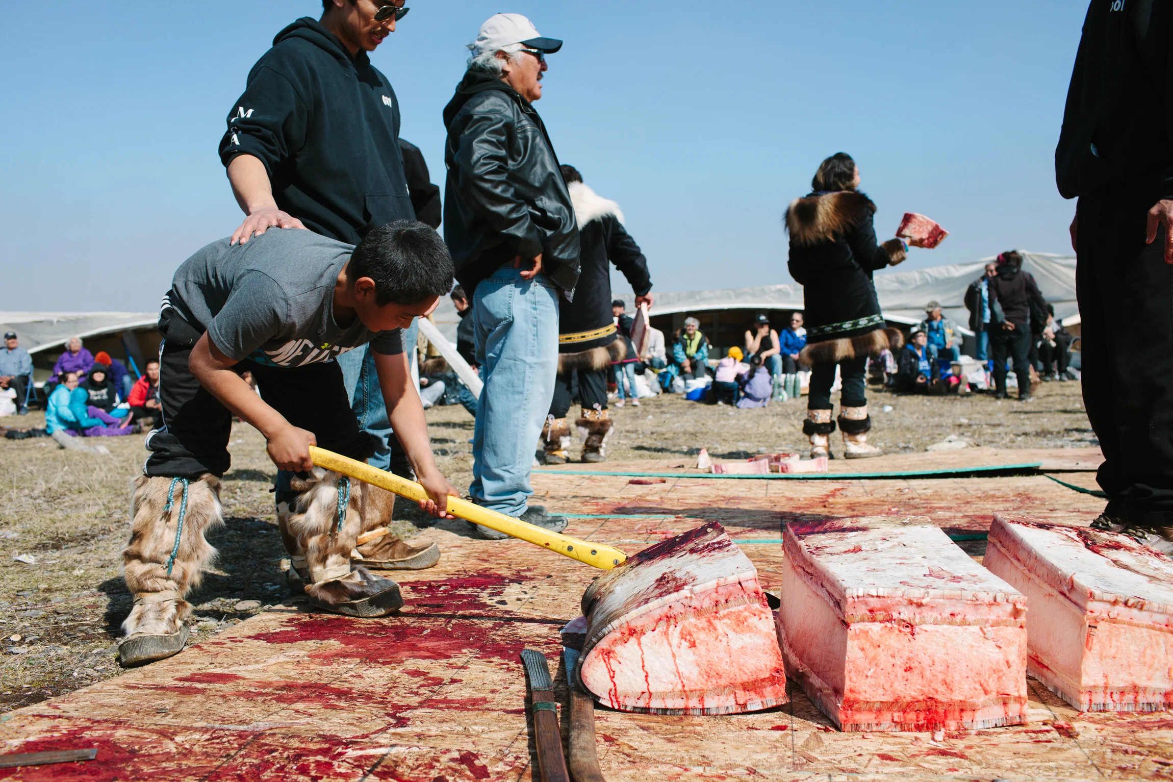 Point Hope whaling festival Alaska photojournalist