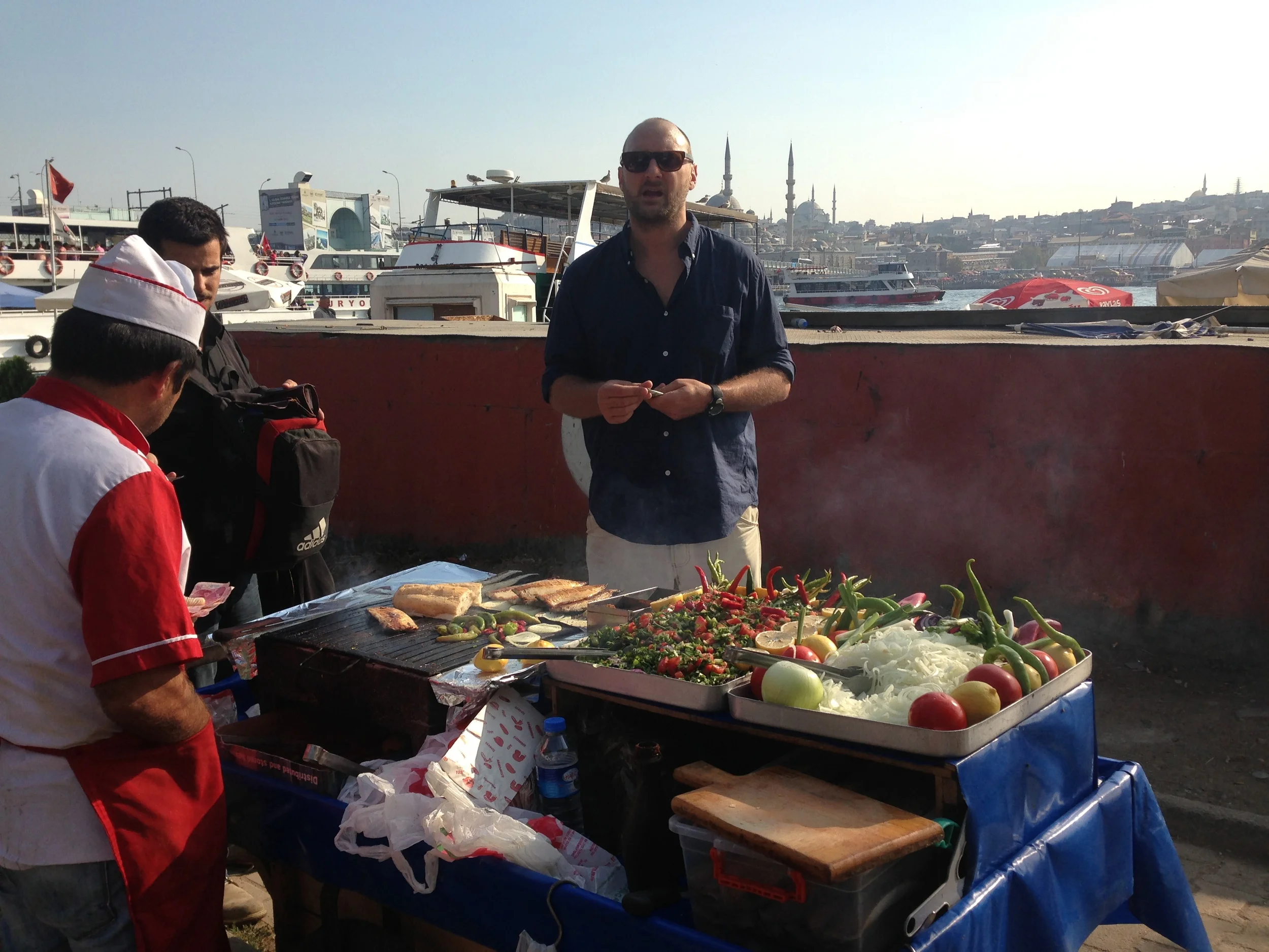 Istanbul about to have the best sandwich of our lives