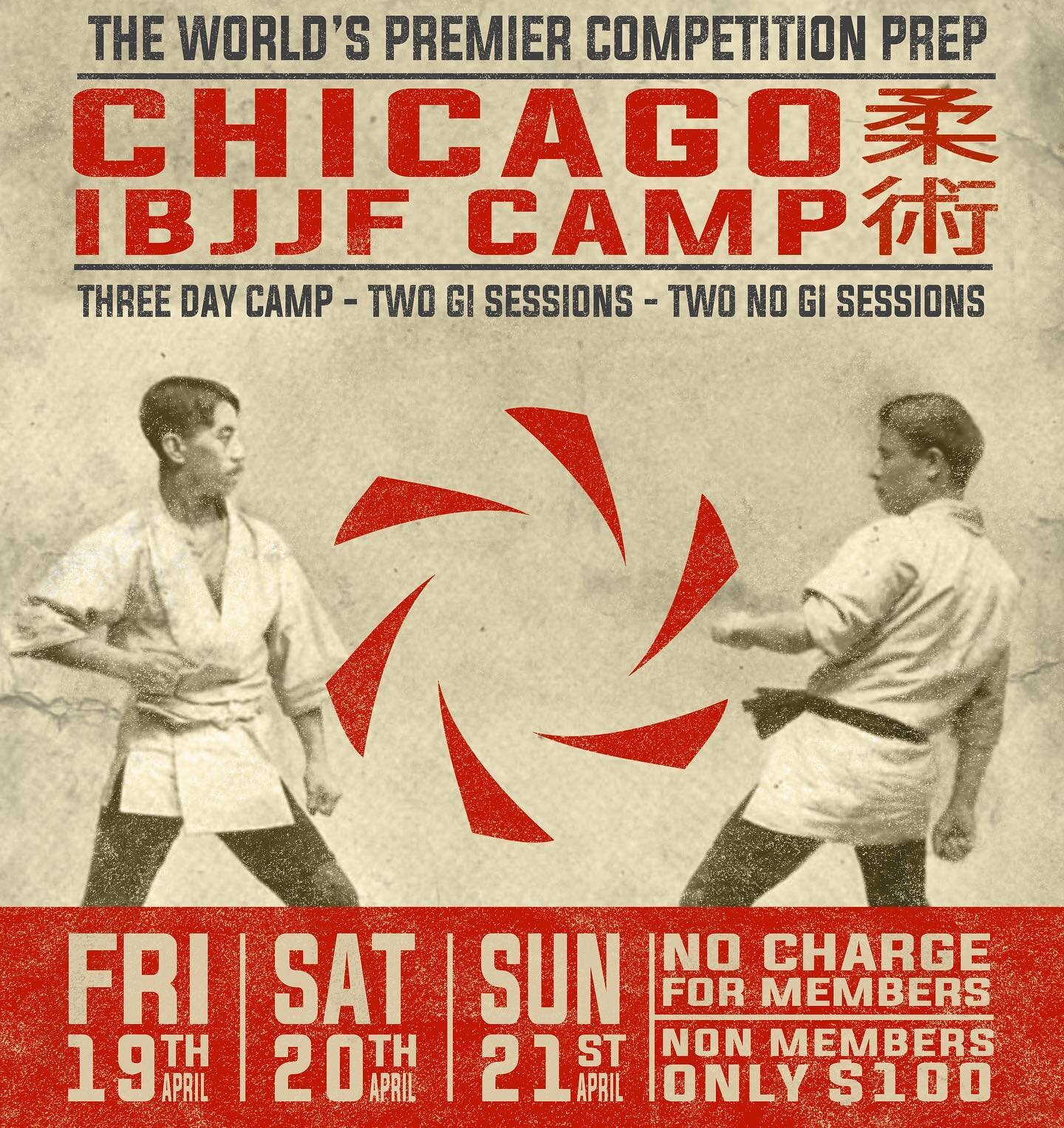 Link in bio: Attention Midwest grapplers! Join us for a three-day camp in preparation for the IBJJF Chicago Open. Details:

Free for Hurricane Students - $100 for non-students. All are welcome. You do not have to be a competitor to attend! This three