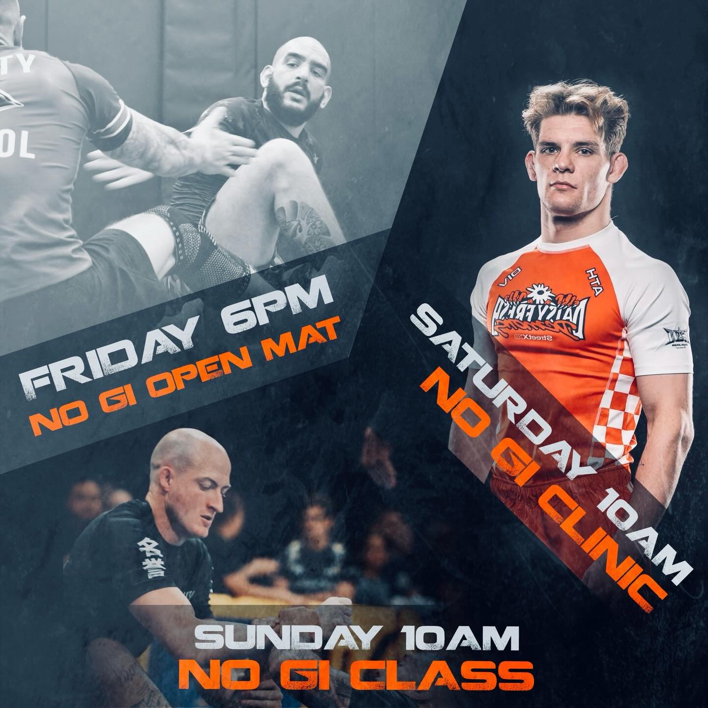 NO GI WEEKEND TAKEOVER 🚨

Not a Hurricane student? NO training fees for Friday or Sunday if you purchase a ticket to the @maxhansonbjj clinic on Saturday. Link in bio.

#nogi #bjj #jiujitsu #adcc #cleveland