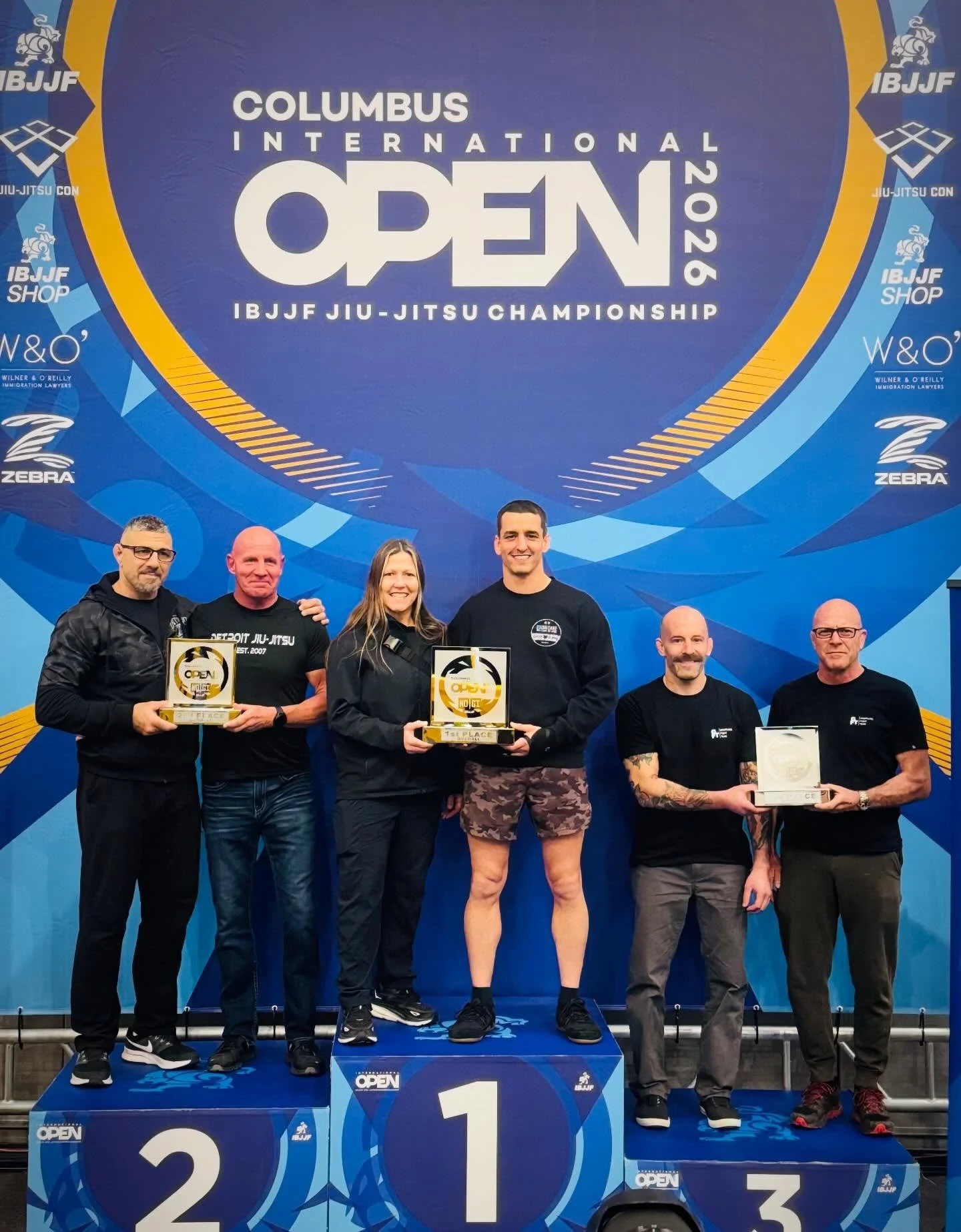 Hurricane captures the IBJJF Columbus no gi first place team trophy! 

it took a combination of outstanding performances, valiant efforts in the open weight class, and a massive showing from our team.

I was bummed to be injured and not share the mat