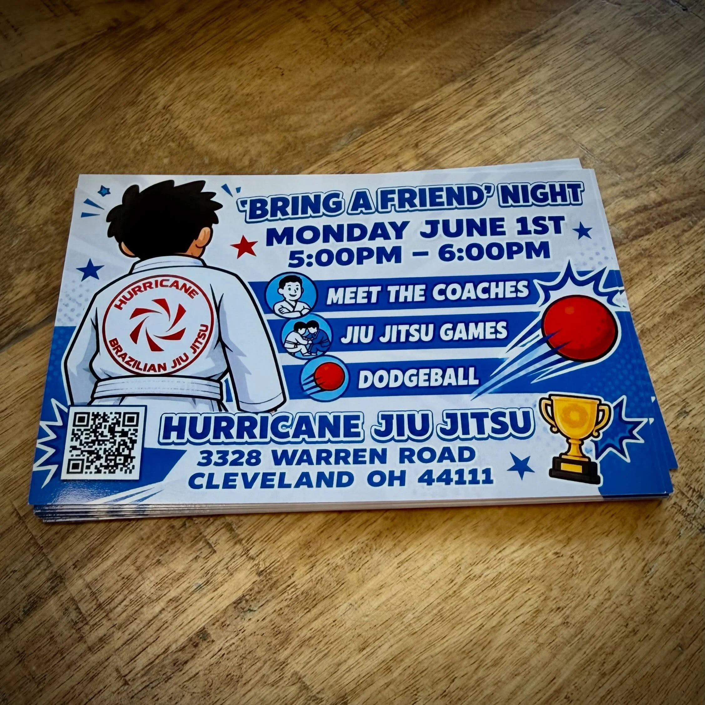 This coming Monday June 1st is our Kids Program&rsquo;s &ldquo;Bring A Friend&rdquo; day. If you have kids ages 6 - 12, feel free to bring your child to meet our coaches, learn some jiu jitsu drills, and play games. All are welcome!