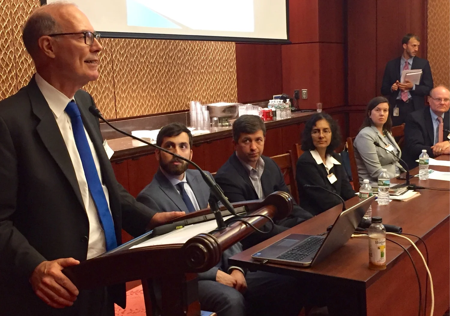 Andy Marsh (Left) Speaks on FCHEA Congressional Briefing Panel