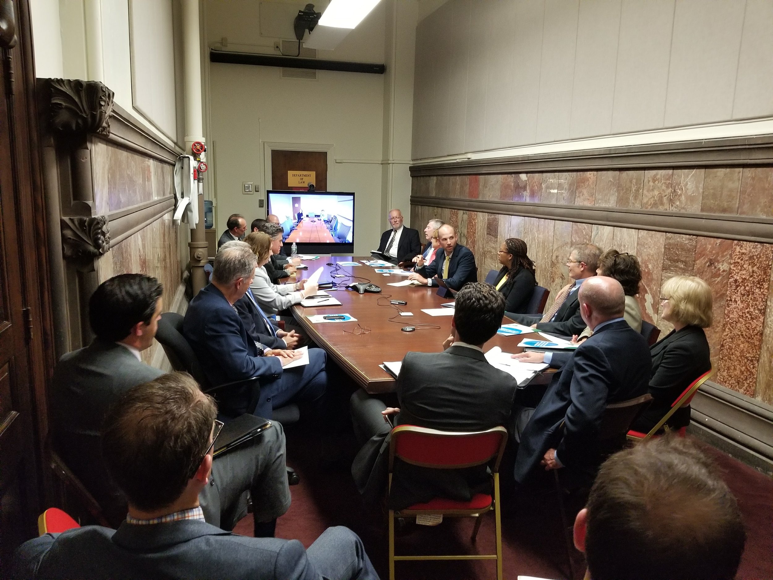 June 15: meeting with New York State policymakers in Albany. 