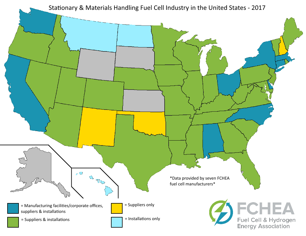 Fuel Cell Map — Fuel Cell & Hydrogen Energy Association
