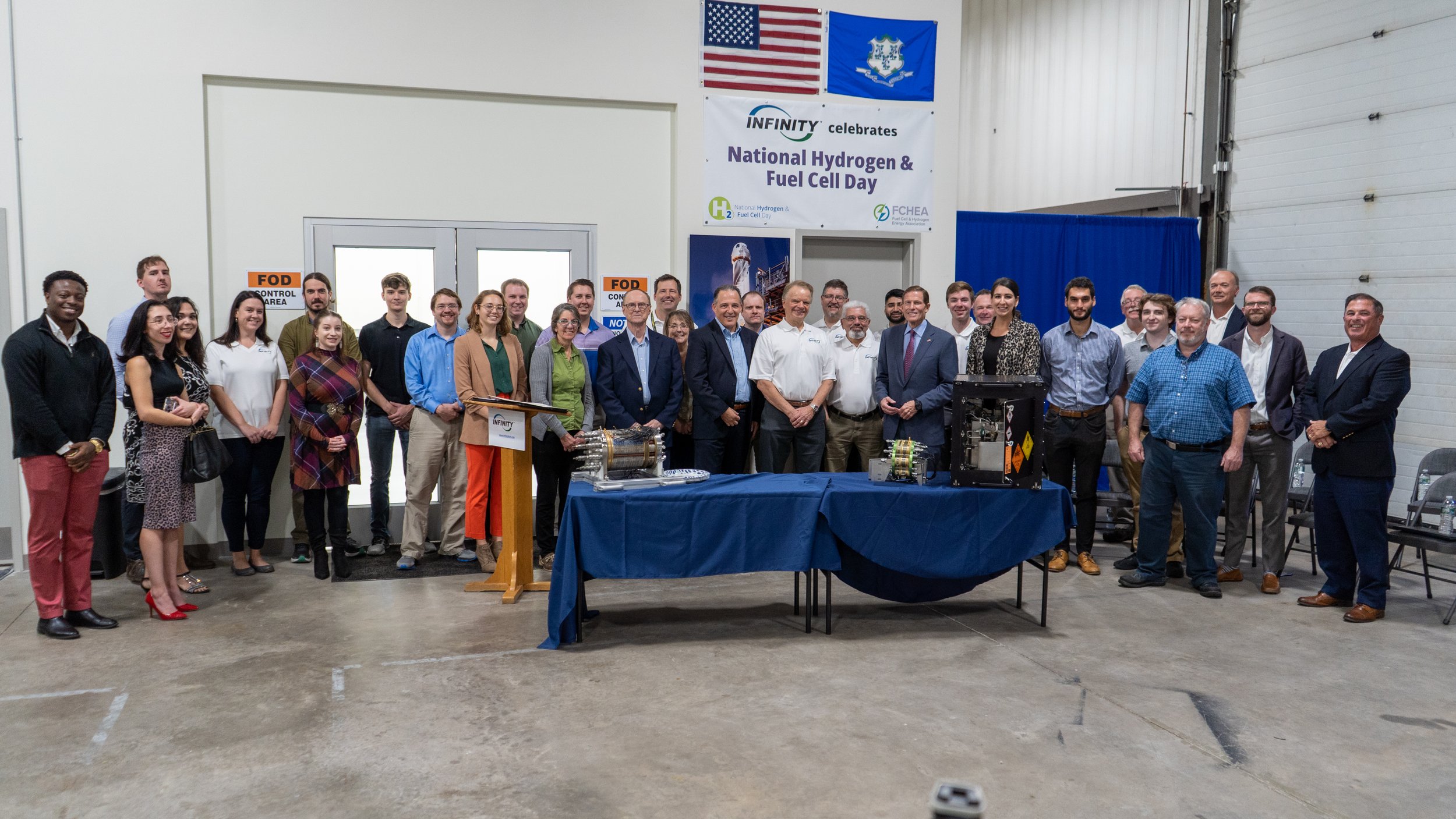 Infinity Fuel Cell and Hydrogen Hosts Congressional Leaders at