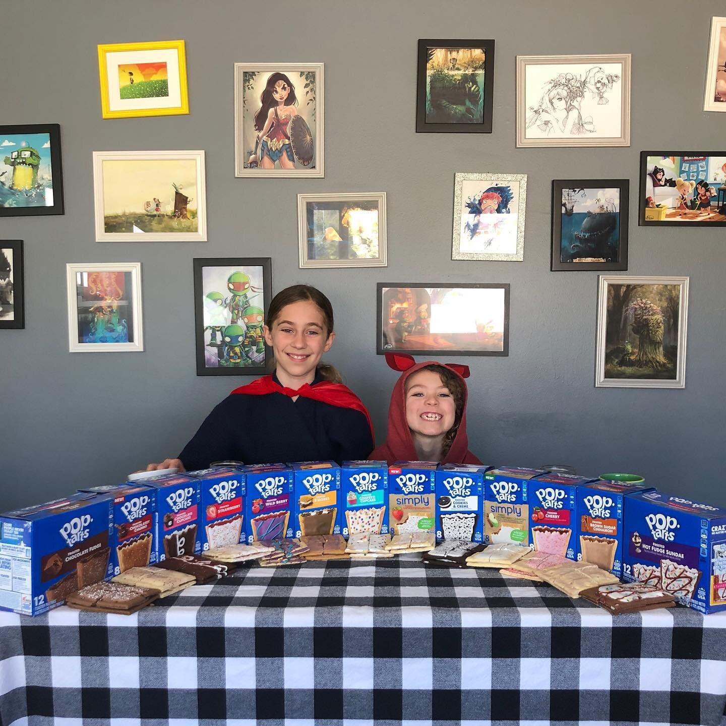 Happy Halloween! With so many newfangled flavors, which Pop-Tarts flavor is best? Come watch us taste test our way through this impressive stack! In costume, no less! Link in bio.