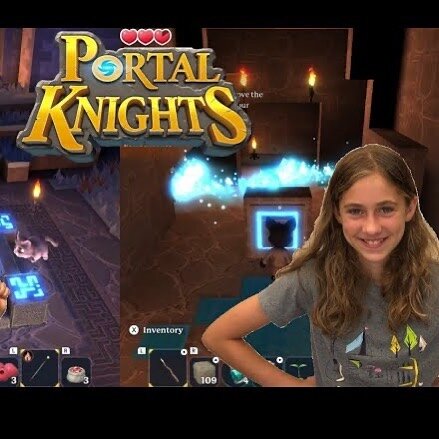 The whole family is totally addicted to Portal Knights. Watch Gabby and Callie discover what pets they can get in the game...and how to score a free house, the evil way. (Like in bio, or search for Geekling&rsquo;s Guide on YouTube!)