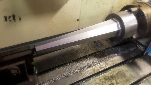 Just machining a hexagonal mandrel that&rsquo;s all. #machinistlife #machinist #jobshop