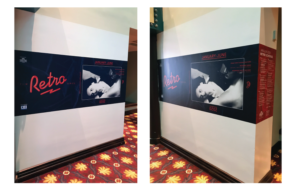 Cinema Lobby Wall graphic