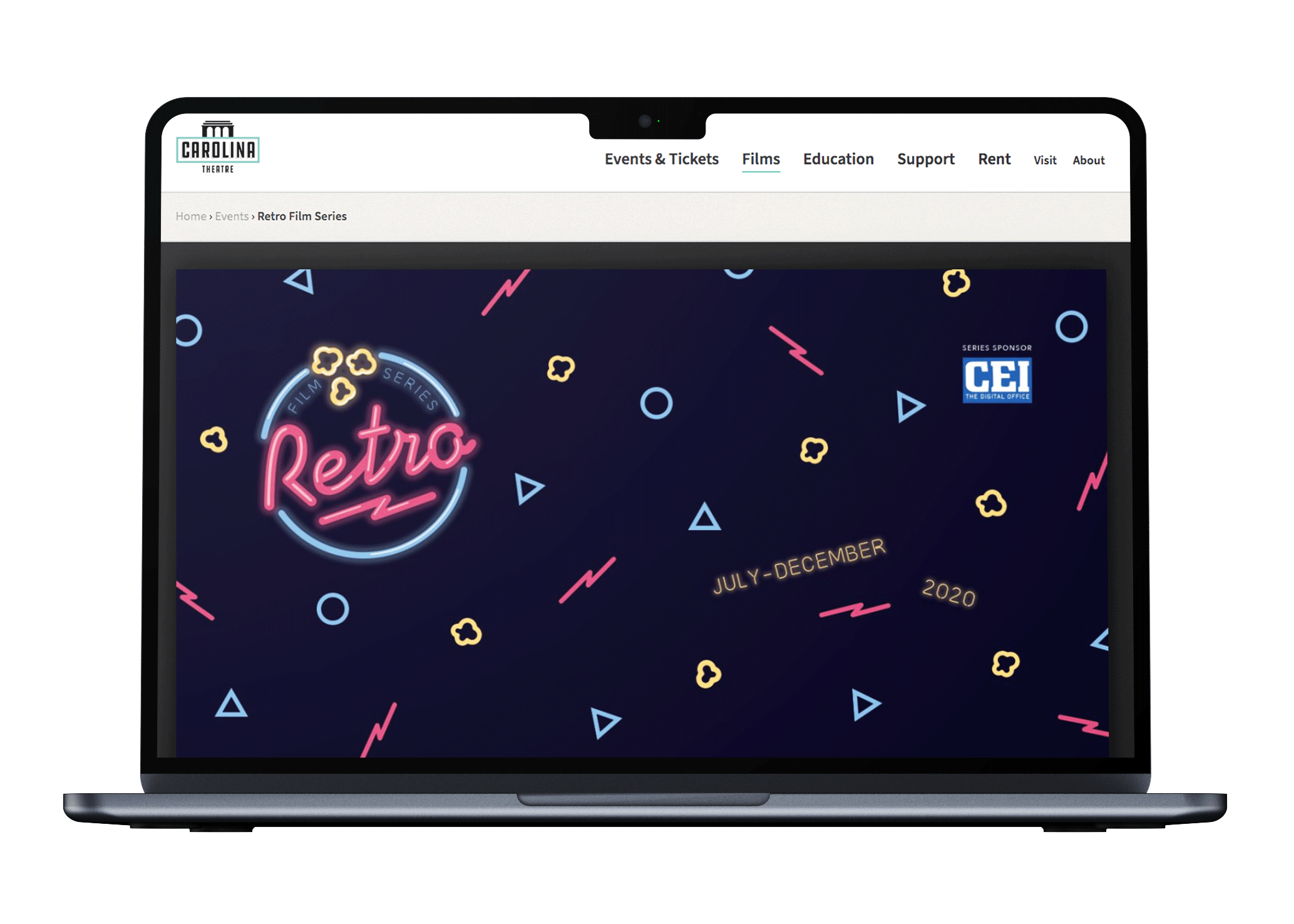 Retro Website Branding
