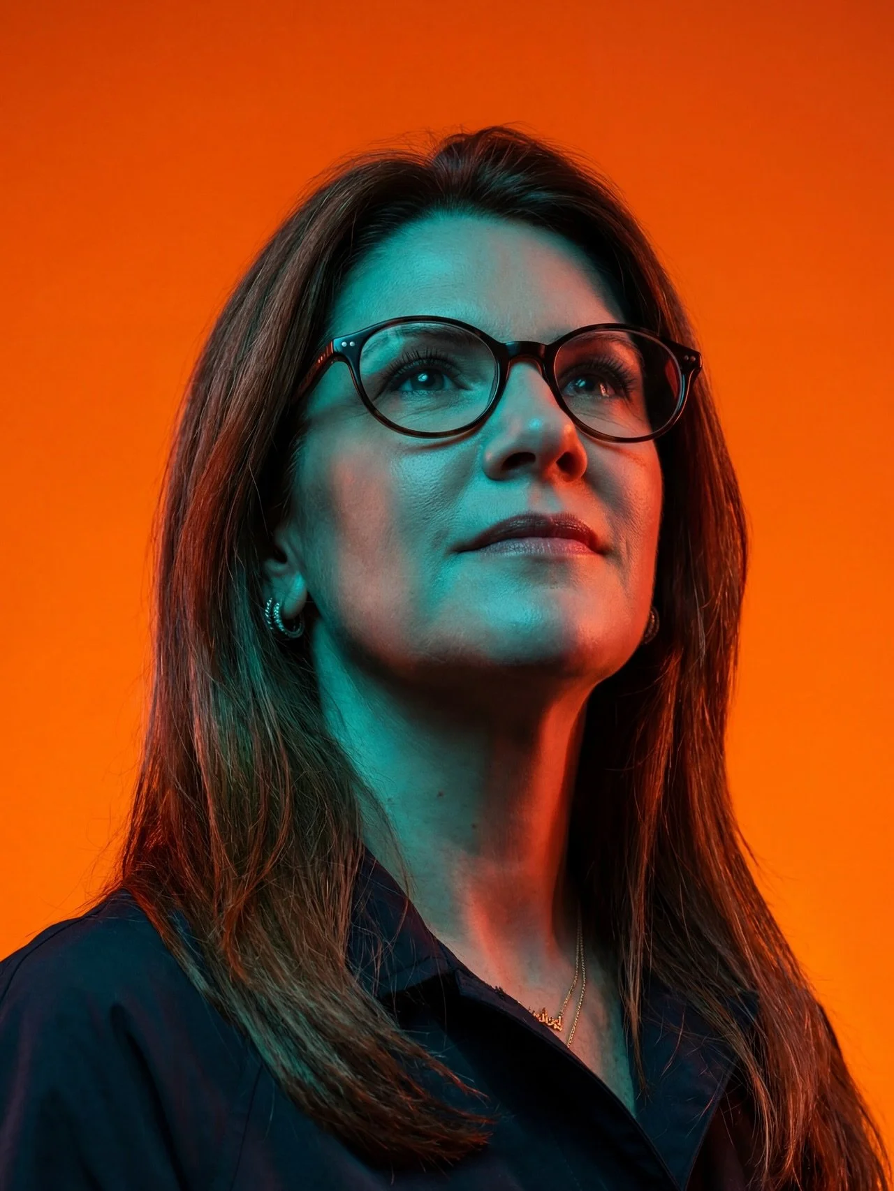 We took a real guest photo and turned it into a full-on Neon Tech Portrait for a Google event &mdash; same person, same vibe&hellip; just upgraded to cinematic, editorial, futuristic energy.

Swipe to see the before &rarr; after and watch how lightin