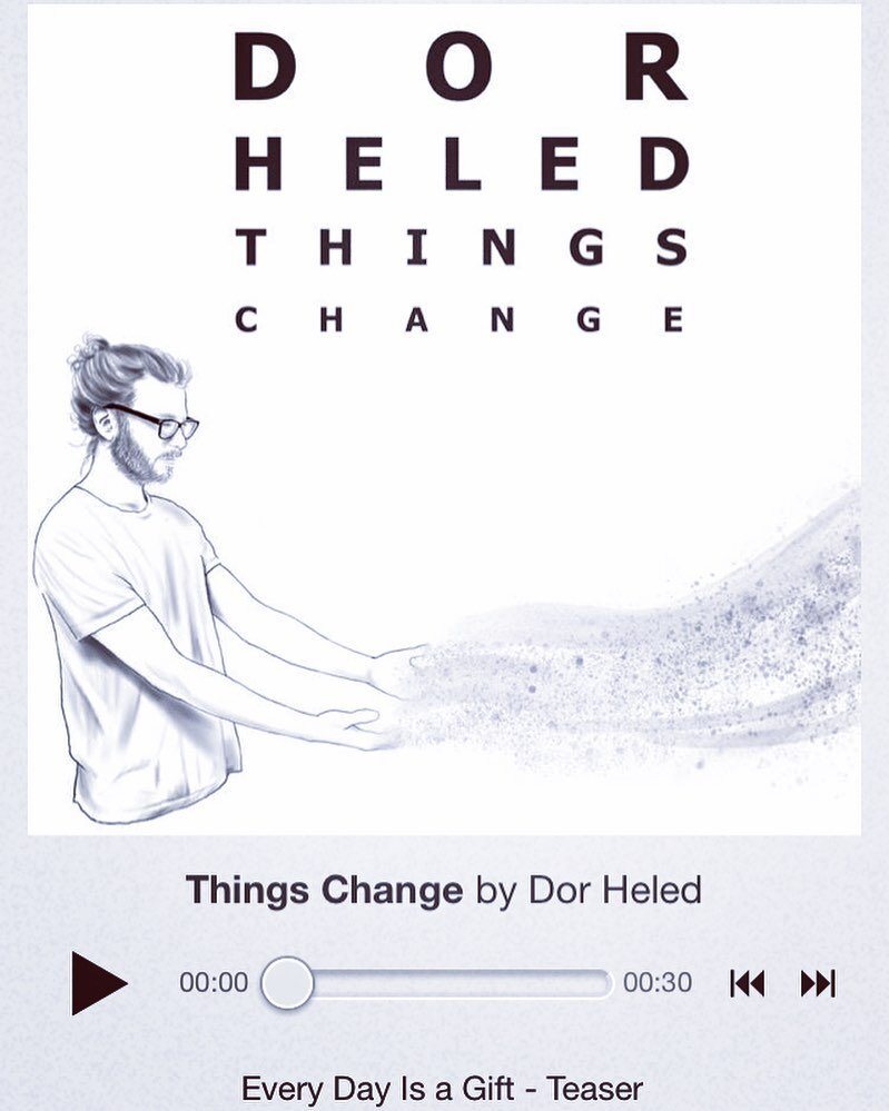 // Dor Heled - Things Change // on BandCamp and soon streaming on all platforms // pre order today to support artists directly thanks to BandCamps 1st Friday special // 7 extra bonus tracks included // have a nice weekend ya&rsquo;ll // #bandcamp #or