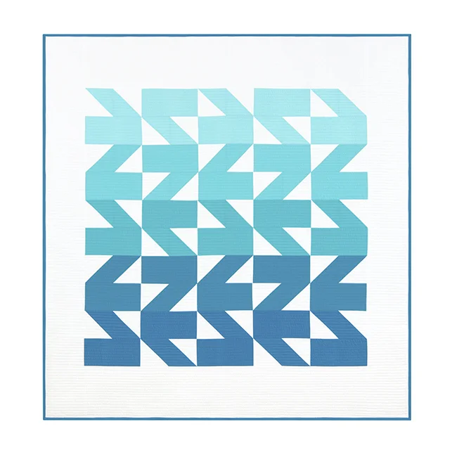 Initital K Studio Modern Waves Quilt