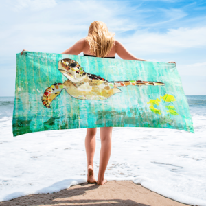 Sea Animal Colorful Kitchen Towel – Sea Things Ventura