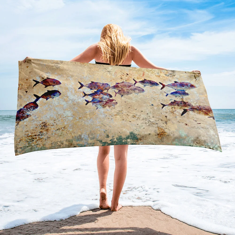 Hawaiian-Schooling-Fish-towel_mockup_Beach_Beach_30x60_White.jpg