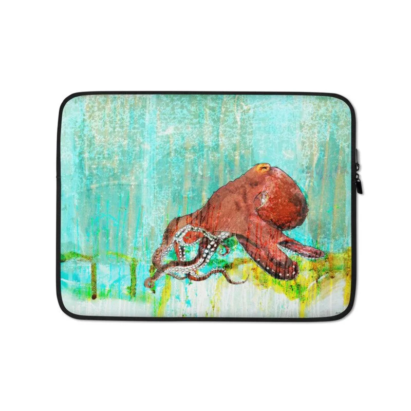 Wildlife art tote bag featuring original ocean-inspired artwork