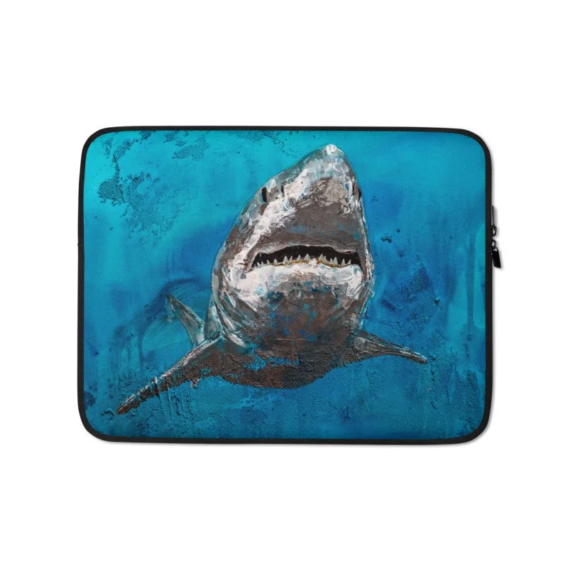 Wildlife art tote bag featuring original ocean-inspired artwork