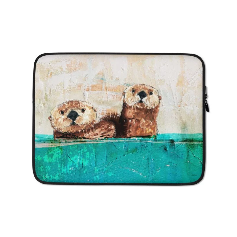 Wildlife art tote bag featuring original ocean-inspired artwork