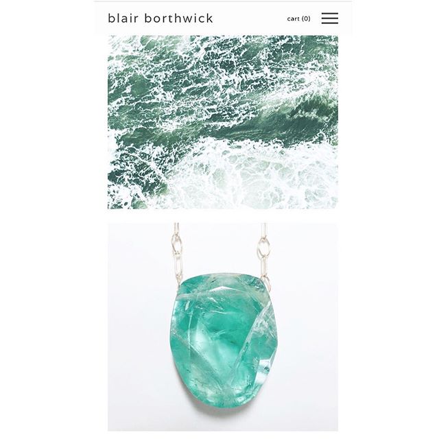 what?! juice + jewelry...yup, we make both! visit us at www.blairborthwick.com for some summer stones