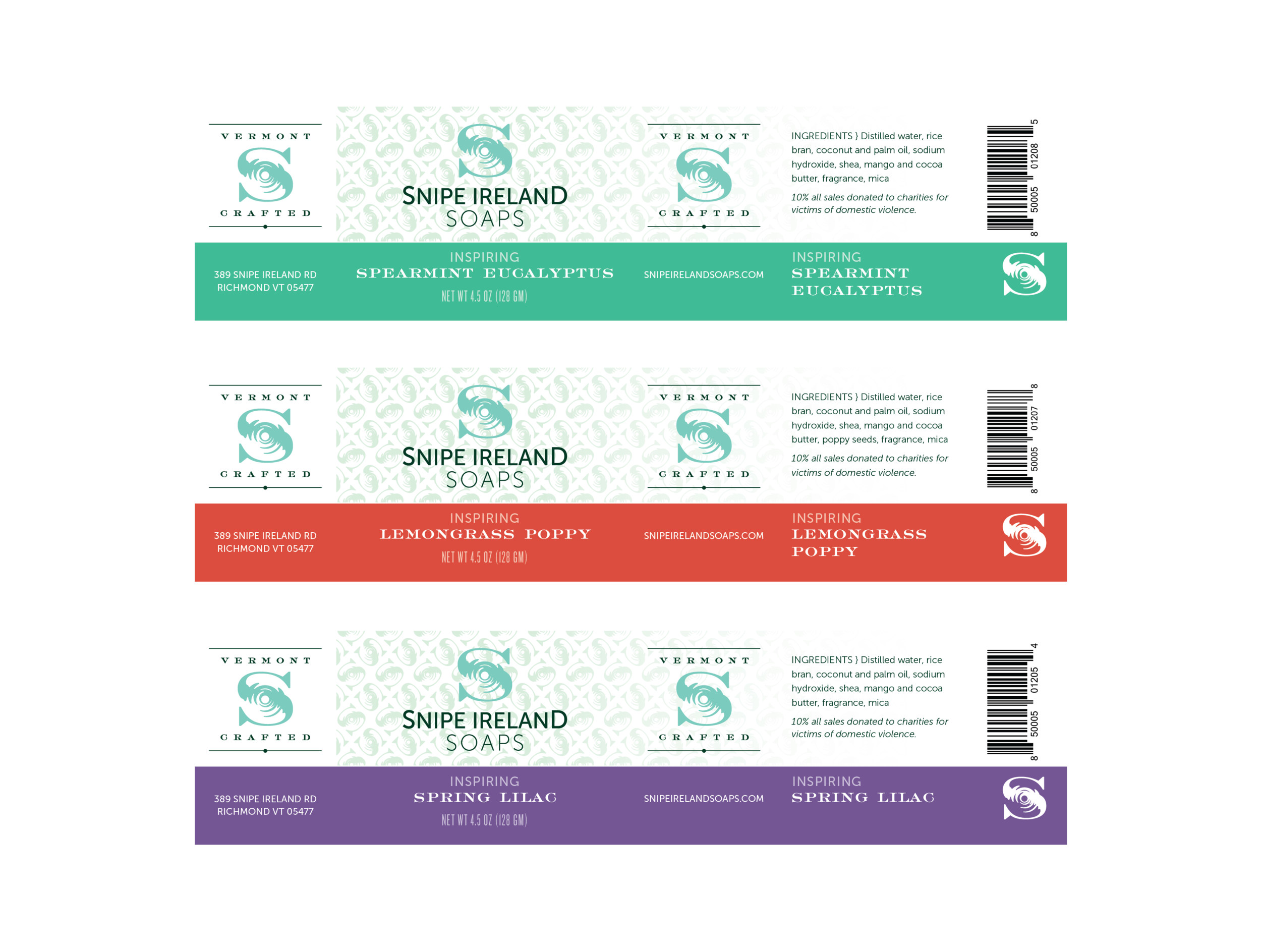 Snipe Ireland Soaps' Inspiring soap label designs by Interrobang