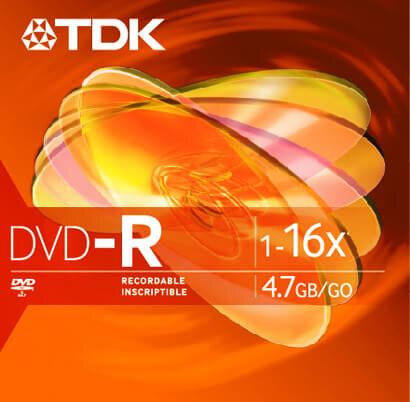 TDK Electronics DVD-R packaging design by Interrobang.