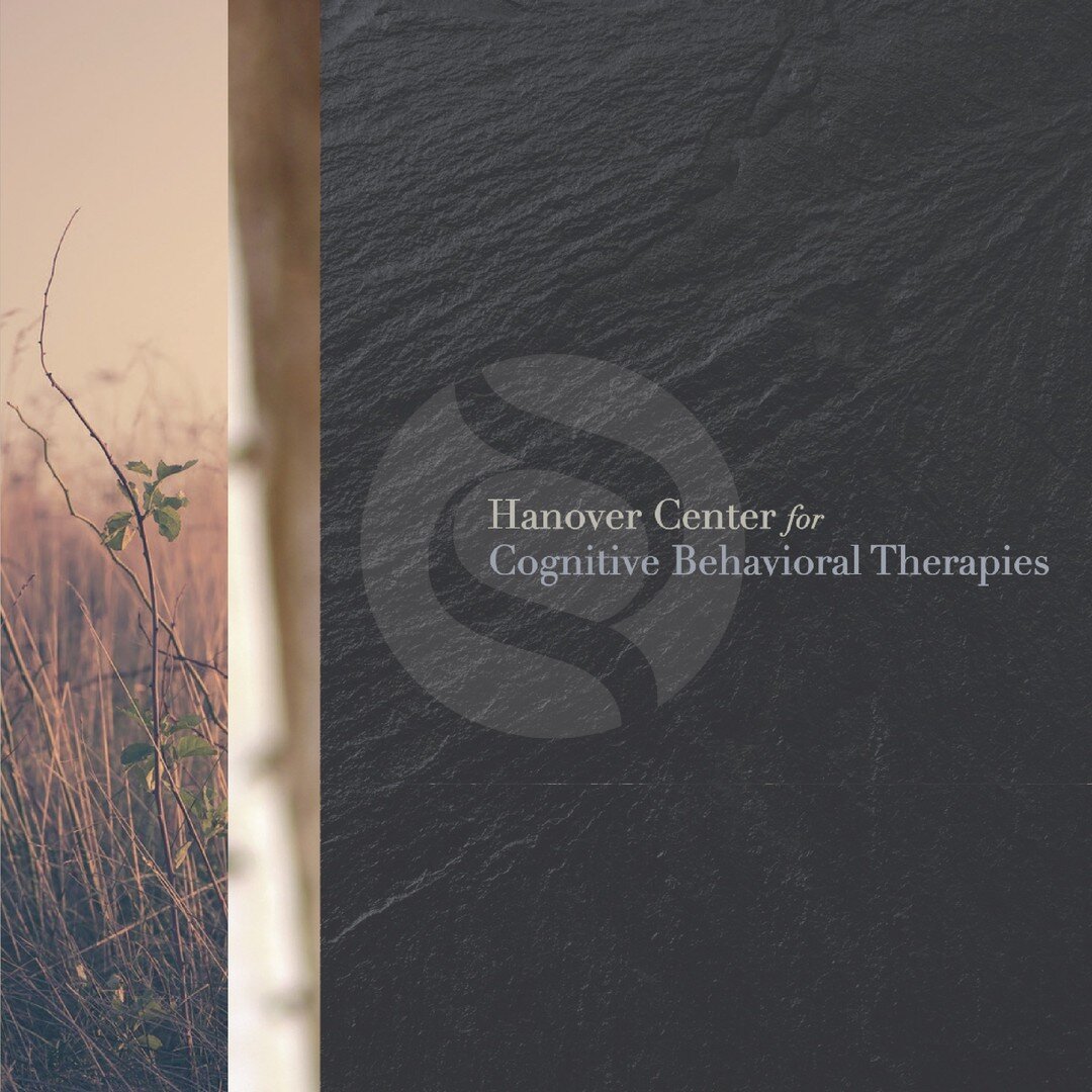 Front, inside, and back panels of Hanover Center for Cognitive Behavioral Therapy's practice brochure. One in a beautiful series of brochures that describe their services, approach, and expertise.

#squareformat #calming #welcoming  #brochuredesign #