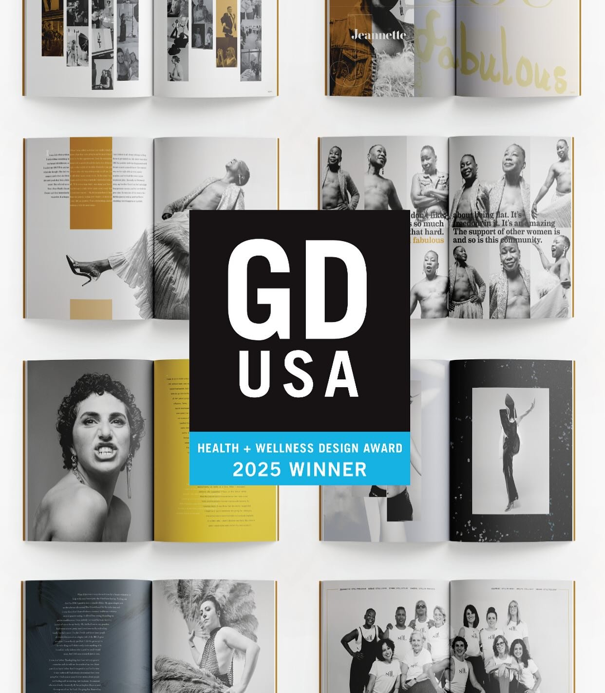 Thrilled to have the Still Anthology published as a Graphic Design USA Health &amp; Wellness award winner. Couldn&rsquo;t have done it without the brave and beautiful breast cancer survivors and previvors and our amazing creative team who said Yes! t